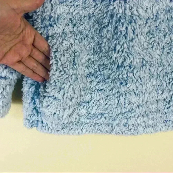 Original Weatherproof Vintage Baby Blue Heather 3/4 Zip Sherpa Pullover Size S - Picture 9 of 13